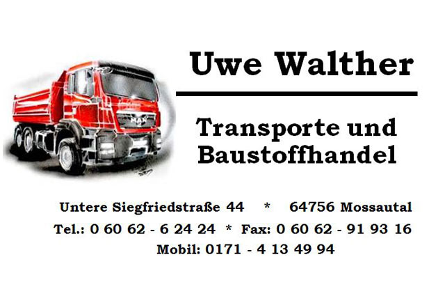 Uwe Walther Transporte und Baustoffhandel